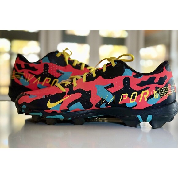 Nike Vapor UltraFly 4 Keystone Baseball Cleats Crimson DA0702-601 Men’s Sz. 13 - Picture 2 of 10